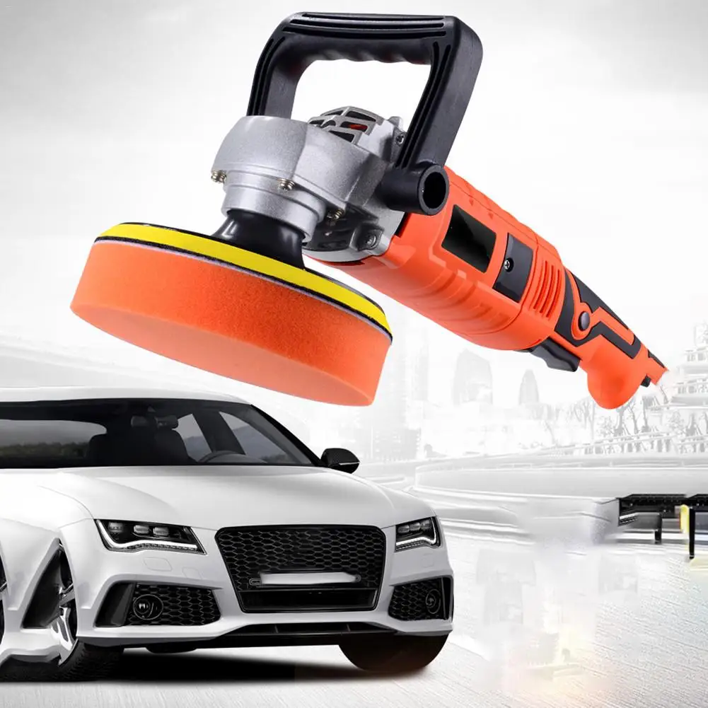 

220V 1580W Grinder Mini Polishing Machine Car Polisher Sanding Machine Orbit Polish Adjustable Speed Sanding Waxing Power Tools