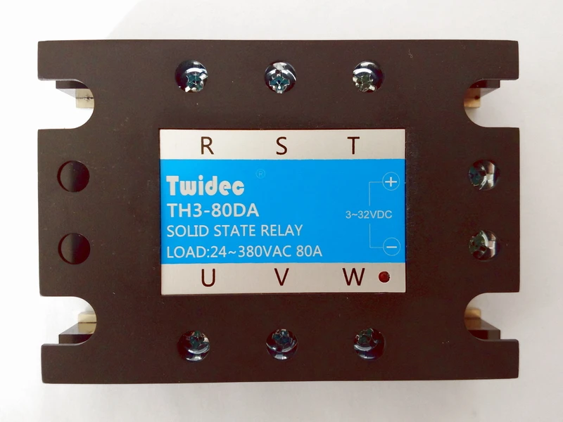 

TH3-80DA 80A Three-phase Solid State Relay with Radiator and Fan