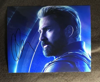 

hand signed Chris Evans Avengers: Endgame autographed photo 8*10 inches 042019D