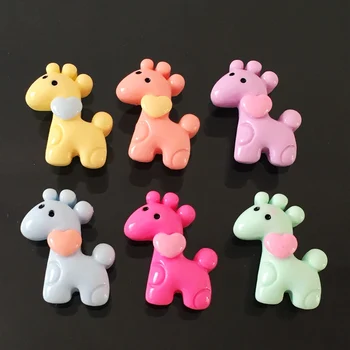 

DIY 20pcs mixed color with a heart pony shape rhinestones paste, flat back resin crafts-S541