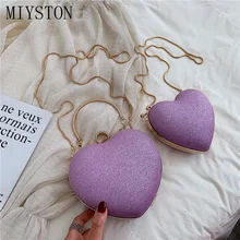 Heart Shaped Women Evening Bag Sweet Clutch Bag Wedding Handbag Bridal Metal Shoulder Purse Day Clutches Party Shoulder Bag gold crystal women fashion day clutches wedding box bride prom cocktail party clutch evening bag shoulder handbag student purse