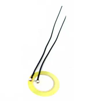 

50 PCS 15mm Piezo Elements Sounder Sensor Trigger Drum Disc +wire copper