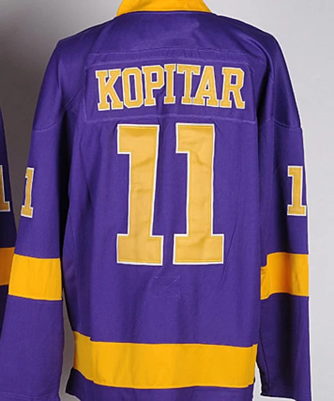 la kings forum blue and gold jersey