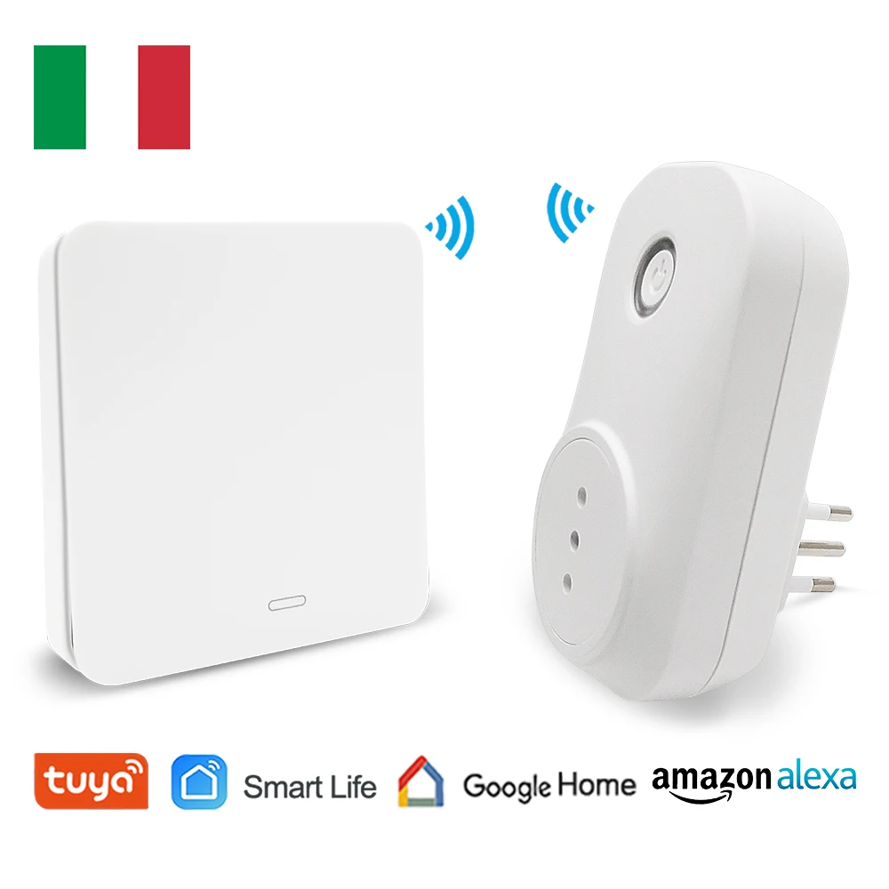 Голосовое управление Google Home Alexa Echo Smart Life Tuya Wifi розетка итальянская стандартная