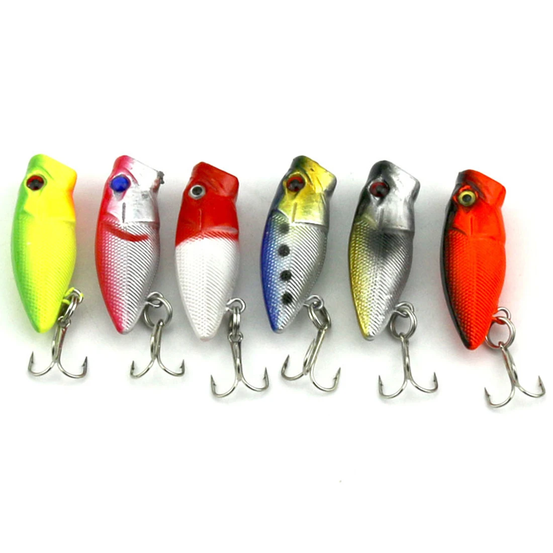 

New Arrival 1 PCs 3.5cm/3g Mini Popper Fishing Lures 3D Eyes Hard Bait Crankbait Wobblers Isca Artificial Poper Fishing Tackle