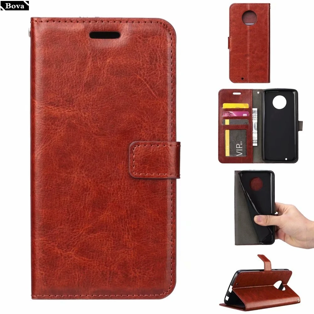 

for Motorola G6 card holder cover case for Motorola Moto G6 / G6 Plus / G6 Play Pu leather case wallet flip case holster coque