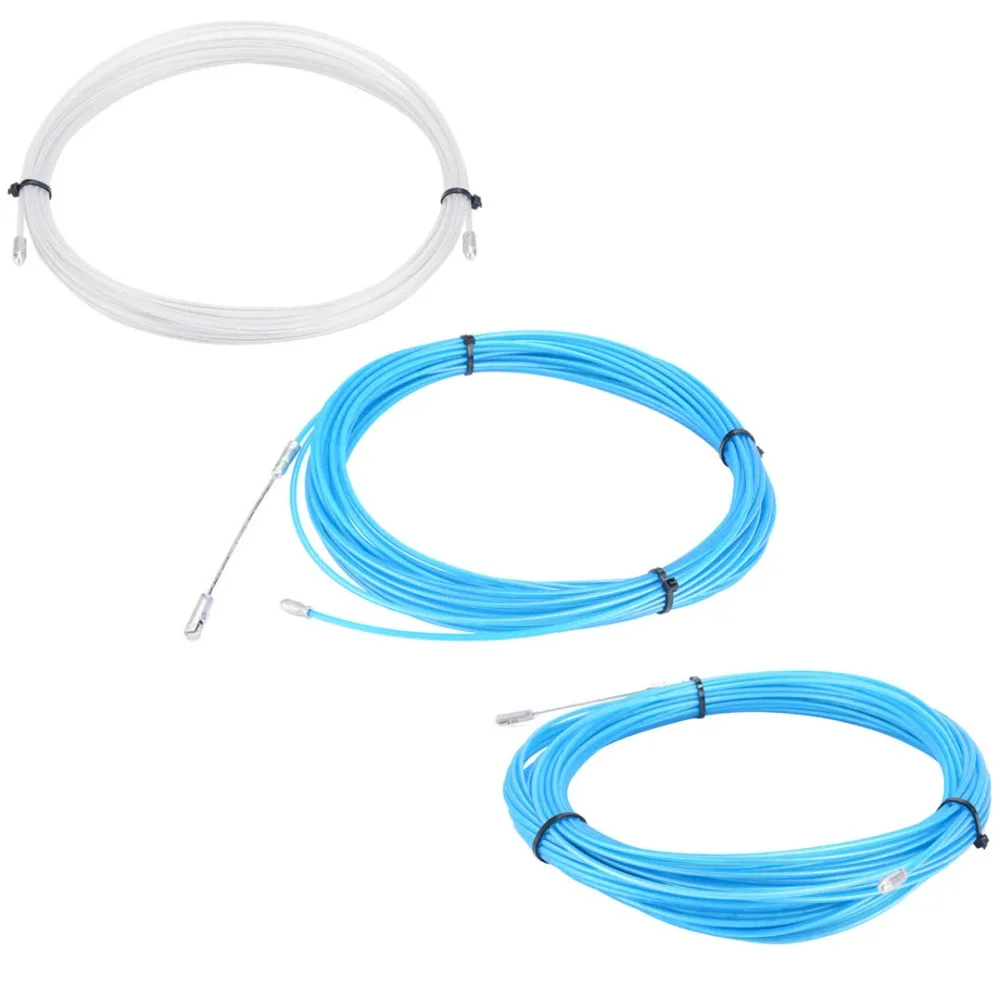 

1pcs 10m/33ft Fish Tape Cable Rodder Puller With Cable Wheel for Electrician Conduit Ducting Wires & Cables Silver