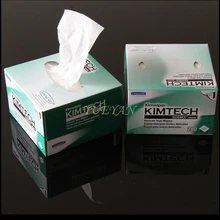 280pcs/Box KimTech Brand Fiber Cleaning Paper Fiber Kimwipes Fiber Wiping Paper Fiber End Face Cleaning Wipes