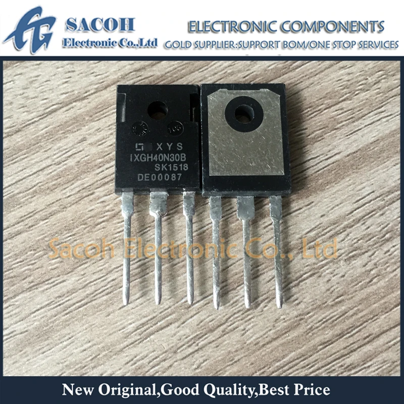 

Free Shipping 10Pcs IXGH40N30B IXGH40N30A IXGH40N30 40N30 TO-247 40A 300V Power IGBT transistor