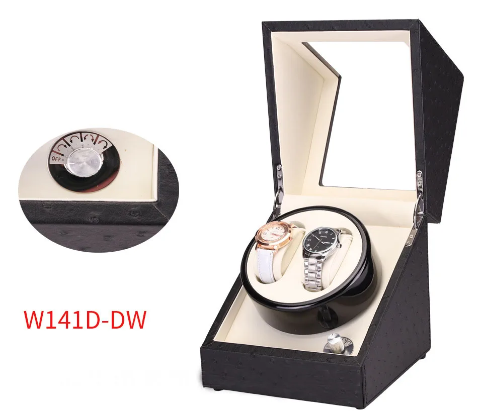 LISCN деревянные авто часы намотки неправильной формы прозрачный чехол наручные часы коробка с ЕС/США штекер роскошные 2 коробки автоматические часы