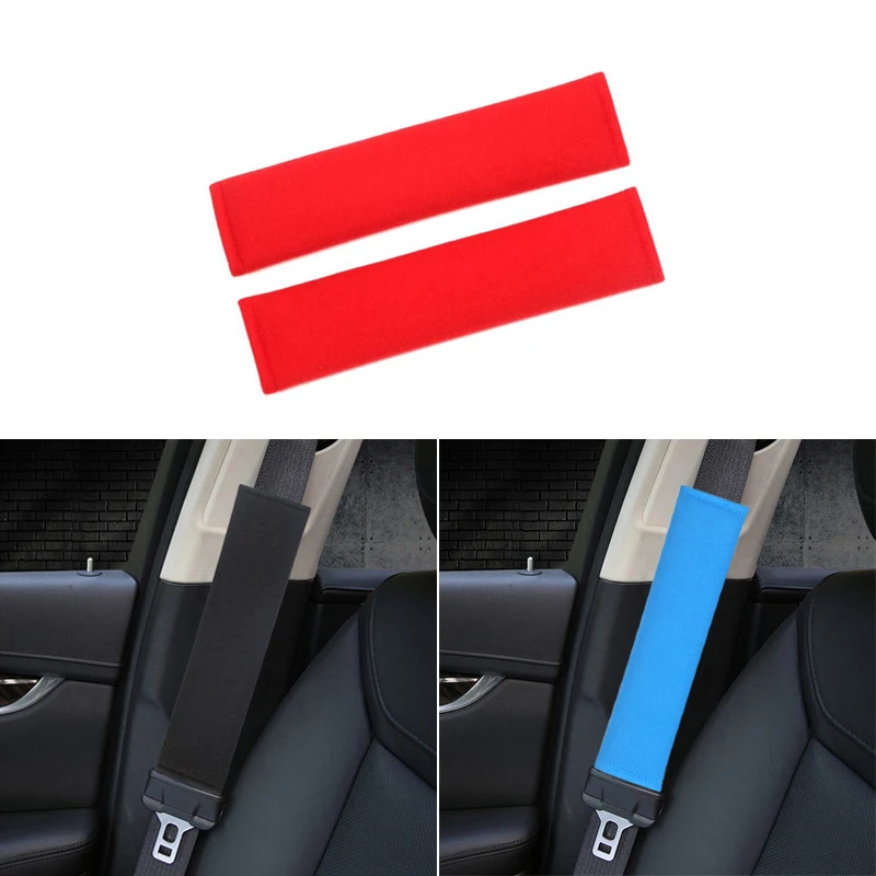 

Car Safety Belt Car Seat Belt Cover Protection Shoulder Pad For HYUNDAI IX35 Solaris Opel Mokka kia sportage Audi a4 b8