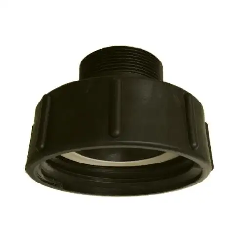 275 330 Gallon IBC Tote Tank Valve Adapter 4 inch course thread x 2inch