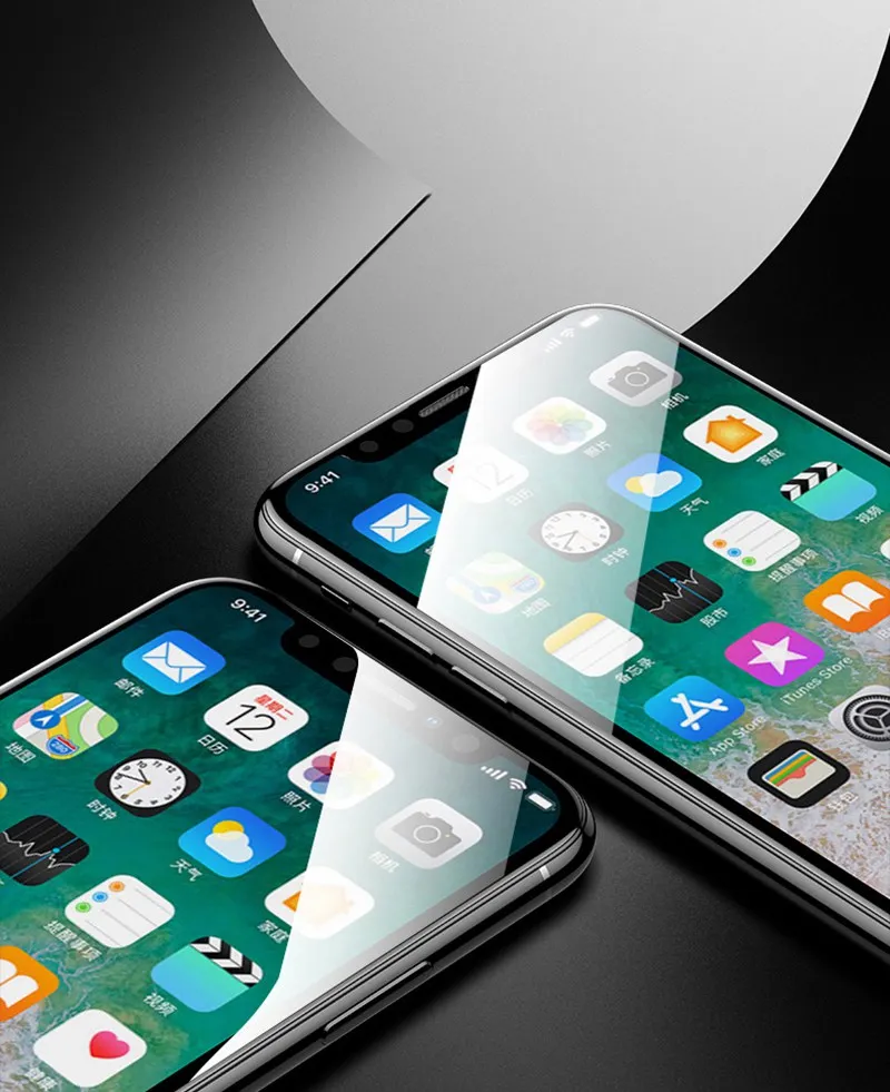TOMKAS 6D Protective Glass on the For iPhone 7 Plus Glass Tempered 5D Screen Protector For iPhone 8 6 6S Plus iPhone 6 S Glass