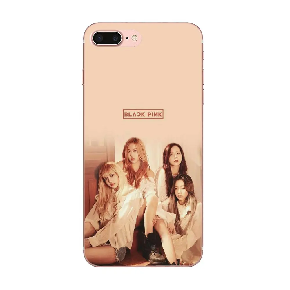 ТПУ чехол черный, розовый Blackpink K-pop Kpop для Galaxy J1 J2 J3 J330 J4 J5 J6 J7 J730 J8 mini Pro - Цвет: as picture