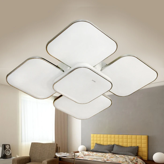 

2016 new rectangle ceiling lamp, living room dinning room LED lamp, Lilac ceiling light high quality restaurant lamp XD9965