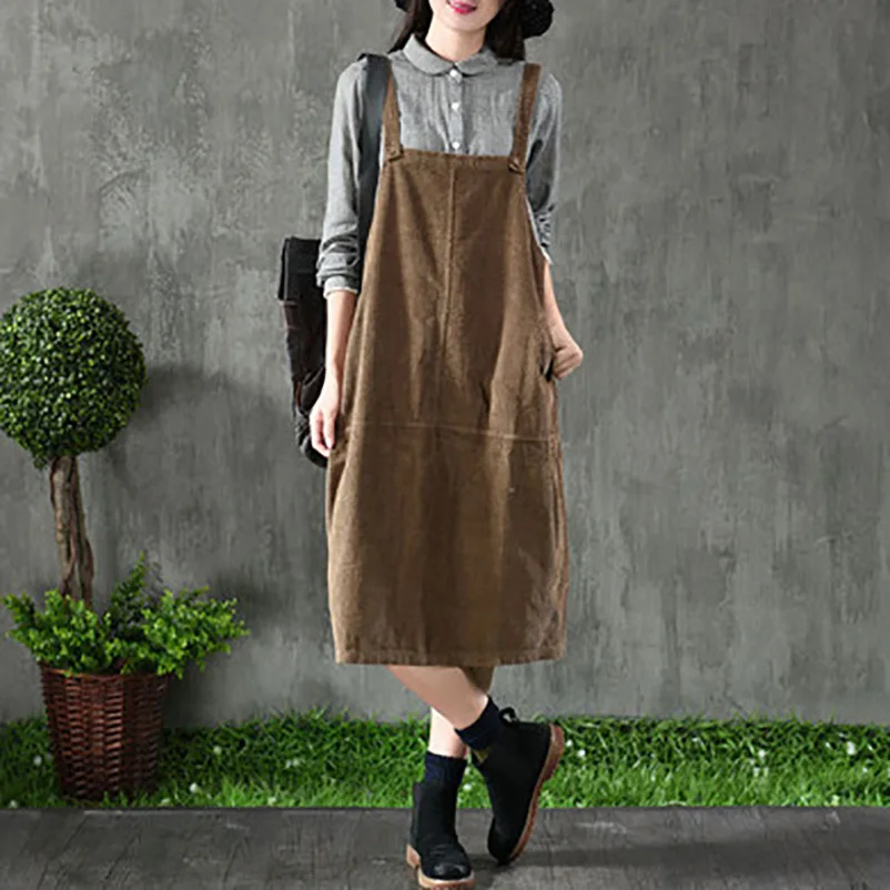 retro overall dress