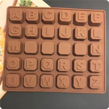 26 английские буквы Форма для пирога Шоколад Плесень Ice Mold