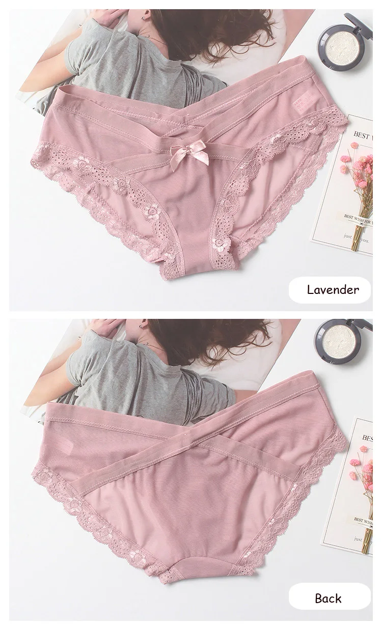 Big Size M-XXL Seamless Women's Sexy Lace Lady Panties Seamless Cotton Briefs Plus Size Girls Underwear (18)