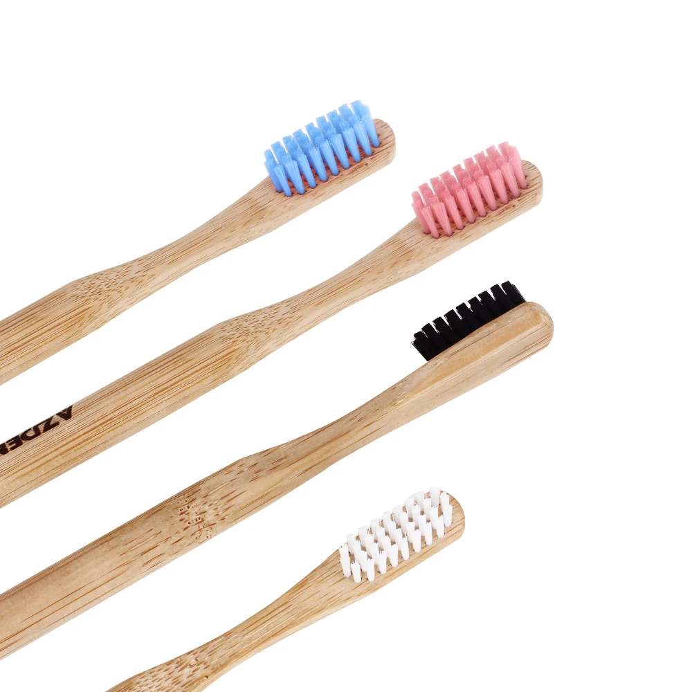 4 шт. бамбуковые зубные щётки с мягкой щетиной|bamboo toothbrush|toothbrush wholesalewholesale toothbrush |