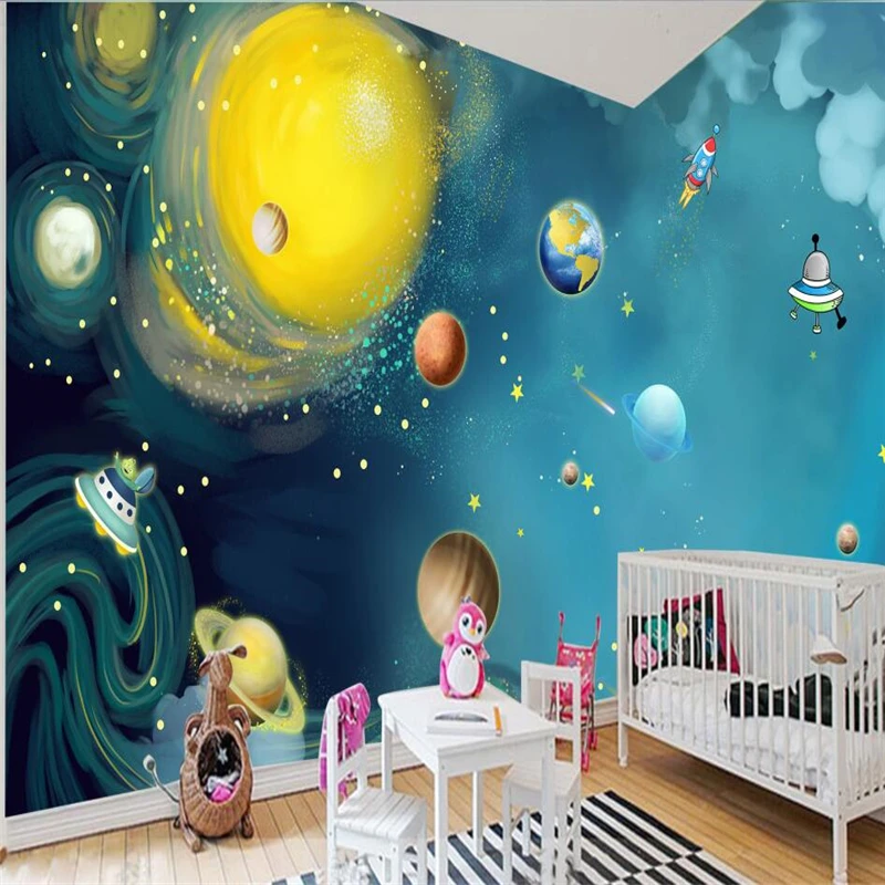 3d обои ручная работа для детской комнаты спальни большой фон на заказ|wall paper|3d