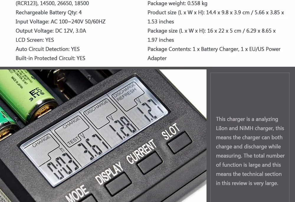 Opus BT-C3100 BT C3100 V2.2 Li-Ion NiCd NiMh lcd умное интеллектуальное зарядное устройство(штепсельная Вилка EU/US