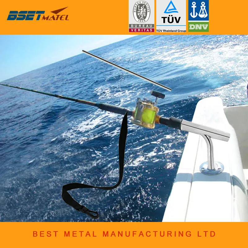

Mirror Polished Stainless steel 316 Outrigger Fishing Rod Pole Holder pole bracket support for Marine Boat Yacht tackle