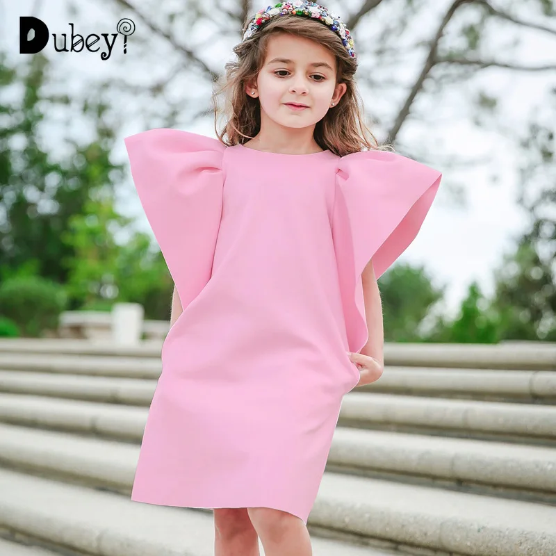 Baby Summer Clothes Toddler and Baby Girl Flying Sleeve Dresses Solid Color Cheap Newborn Clothes Kids Girl Clothing Baby Summer Clothes Toddler and Baby Girl Flying Sleeve Dresses Solid Color Cheap Newborn Clothes Kids Girl Clothing