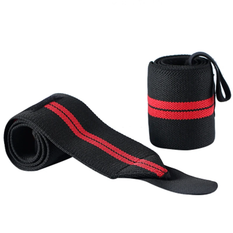 2 pieces Adjustable Wristband Elastic Wrist Wraps Bandages for Weightlifting Powerlifting Breathable Wrist Support 3colors (17)