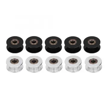 

5PCS 20 Teeth Synchronous Wheel H Type Belt Idler Wheel 3D Printer Accessories 6mm Belt Width