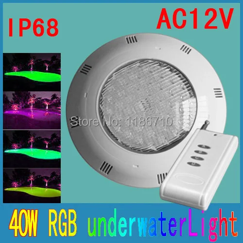Superficie montada piscina led rgb Piscina luz 40 W 12 V LED lámpara subacuática luz al aire libre con Control remoto envío libre Superficie montada piscina led rgb Piscina luz 40 W 12 V LED lámpara subacuática luz al aire libre con Control remoto envío libre