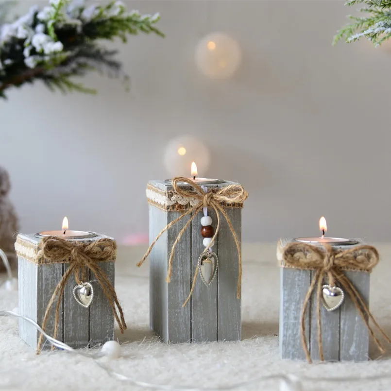 new vintage candlestick christmas decoration wooden christmas decorations for home candle holders merry christmas for kids - Vintage Christmas Decorations For Sale new vintage candlestick christmas decoration wooden christmas decorations for home candle holders merry christmas for kids - Vintage Christmas Decorations For Sale