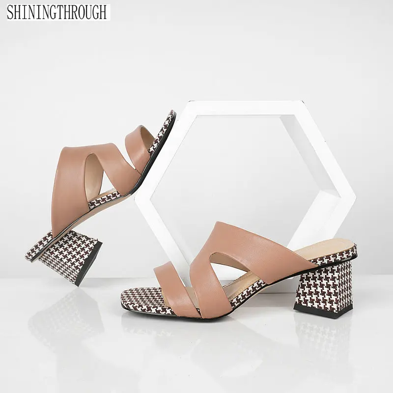 

Sexy strange style high heels slippers woman summer shoes sandals woman sexy ladies party shoes large size 41 42 43