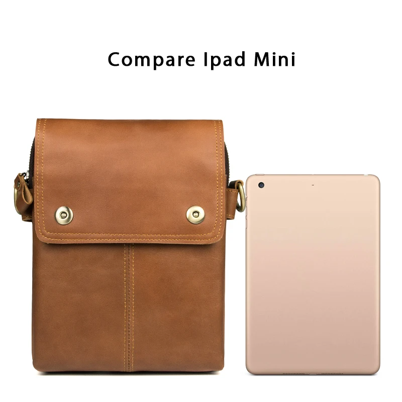 

JMD Genuine Leather Messenger Bags Small Shoulder Bag Men's Sling Bag 1006B