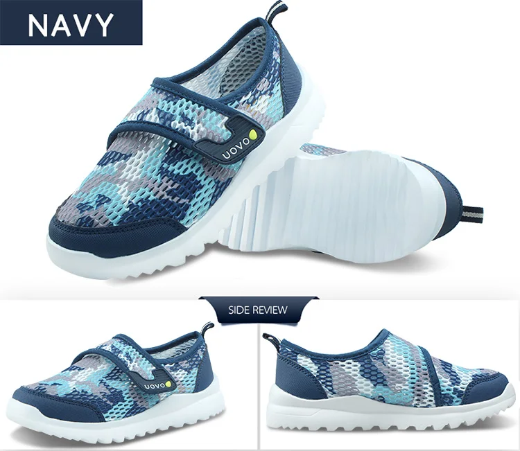 UOVO Spring Summer Kids Shoes Breathable Casual Shoes For Boys And Girls Light-weight Sport Shoes Kids Sneakers Size 28#-37#