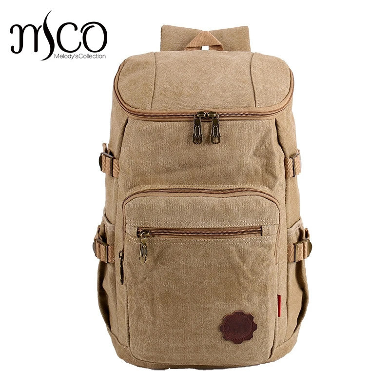 

Man travel bag Large capacity mountaineering backpack men duffle-bag canvas bucket shoulder Functional overnight Weekend bags