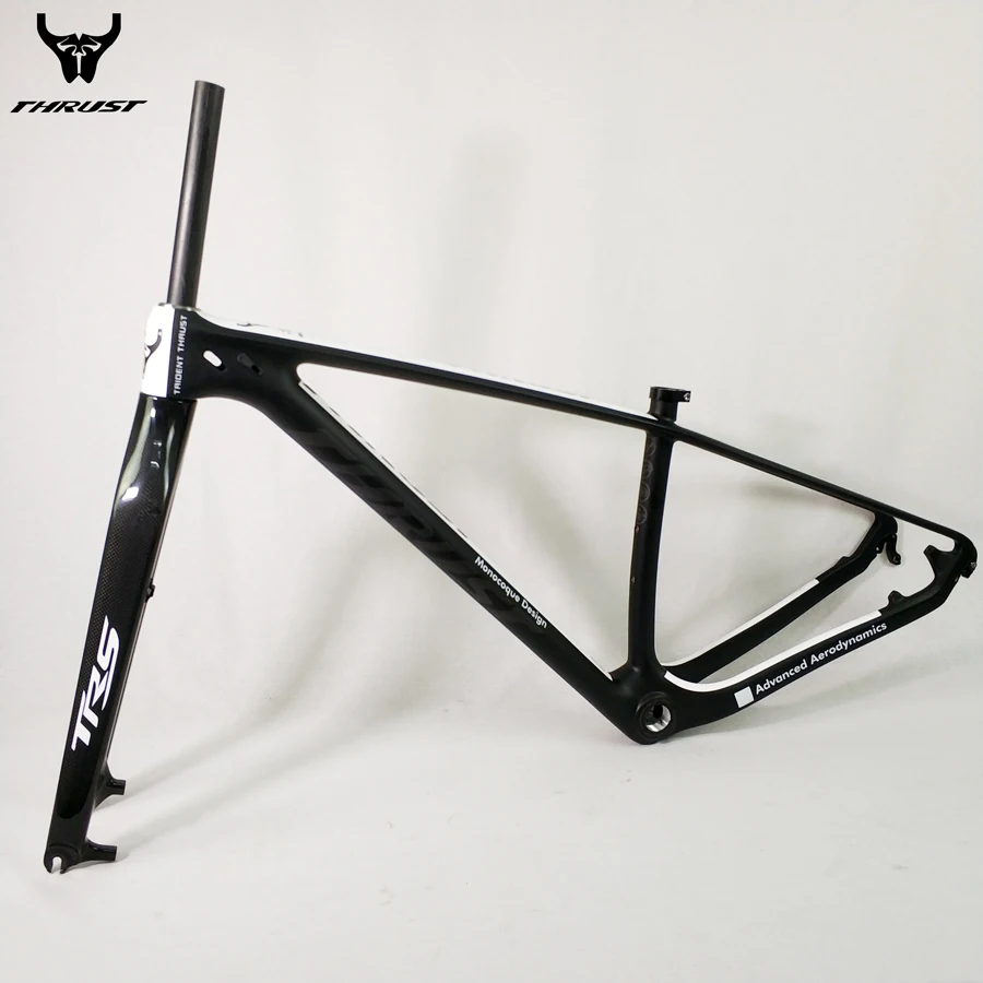 Sale chameleon color frame + fork Bicycle Carbon Frame 29er Mountain Bike Frame UD Black 15 17 19 inch with mtb Carbon Fork 15 9mm 10