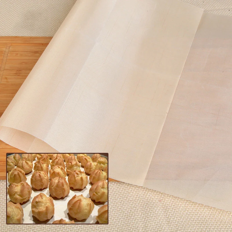

60 * 40cm oil Non-stick Fabric Cloth Anti-oil Linoleum High Temperature Nonstick Thick BBQ Oven Baking Mat Reuse Oil Paper