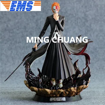 

BLEACH Statue Kurosaki Ichigo Bust Zanpakutou Full-Length Portrait kurosaki Isshin 1/8 GK Action Figure Toy 24CM BOX Z176