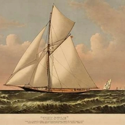 Thistle: cutter yacht 1887 Poster Print by Unknown  (10 x 12)