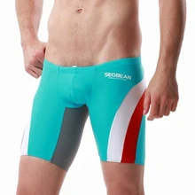 Длинные Бикини Боксер Мужские Шорты для купания пикантные Плавание одежда Для мужчин Плавание костюм пляжные шорты для плавания ванный комплект шорты для плавания низкой посадкой, человек доски для серфинга Одежда