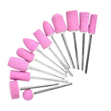 12 шт. в упаковке, Керамика и сверлами для ногтей электрические маникюрные замены головки устройство для маникюр; педикюр; полировка фрезы Пилочки для ногтей