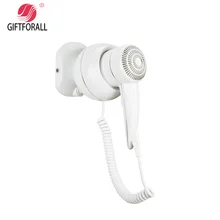 GIFTFORALL фен для профессиональной укладки, Мощный настенный портативный фен для ванной комнаты с горячей и холодной водой, домашний фен D135