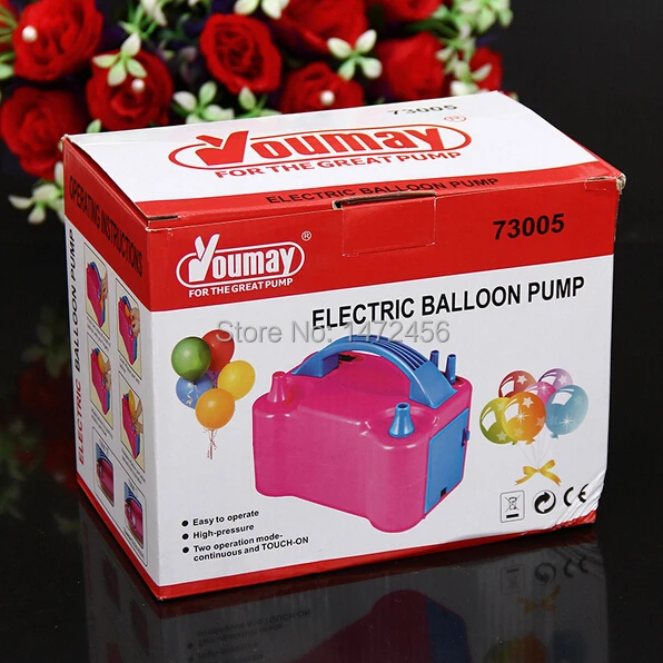  2015 Happy Birthday Decoration Double Hole High Voltage Ac Inflatable Electric Balloon Pump Air Inf