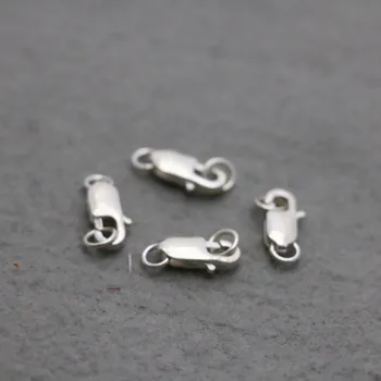 

10PCS wholesale Fittings for Accessory Hardware 11x5mm Ornaments DIY Machining metal parts loog Lobster shape Bracelet Necklace