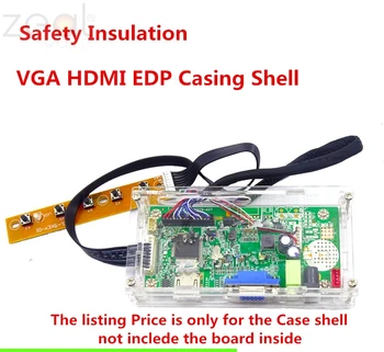 

FOR R1 Driver Board VGA Case Transparent Box HDMI Acrylic Plastic Case edp Motherboard Case Insulation