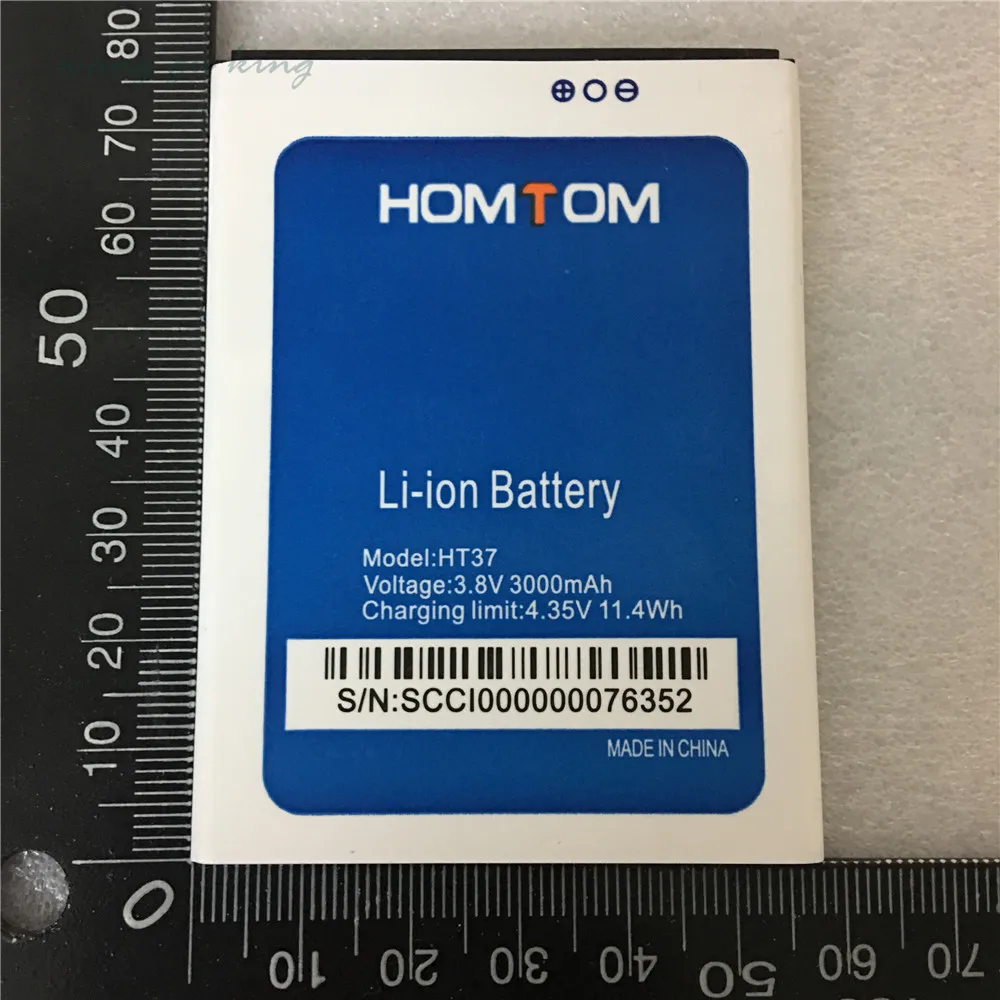 100% Новый оригинальный аккумулятор homtom ht37 3000 мАч для смартфона pro | Мобильные