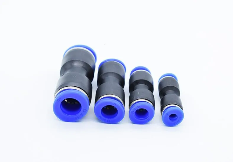 5Pcs pu Pneumatic Quick fittings 4 6 8 10 12 14 16mm Straight Push In Connectors Air Tube joint Coupler | Обустройство дома