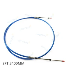 OVERSEE Outboard Throttle Shift Cable Remote Control Box Cable 8 Ft For Yamaha Tohatsu Outboard Engine