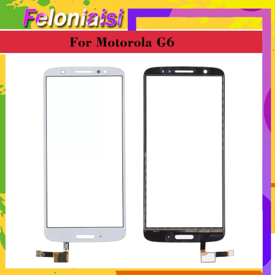 Сенсорный экран для Motorola Moto G6 XT1925 XT1925-3 XT1925-5 сенсорный экран дигитайзер Передняя стеклянная панель Датчик