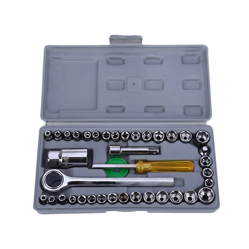 40 шт. набор прецизионных торцевых гаечных ключей|tool case|tool tooltool repair |